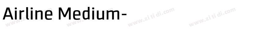 Airline Medium字体转换